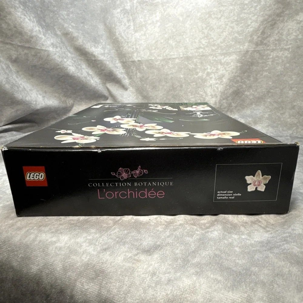 LEGO Botanical Collection Orchid Flower 10311 NIB New With Light Box Wear